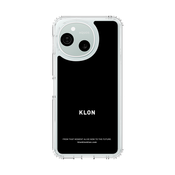スリムプロテクションケース［ KLON - ロゴ - ブラック ］
