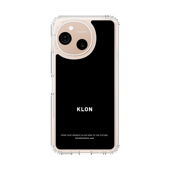 スリムプロテクションケース［ KLON - ロゴ - ブラック ］