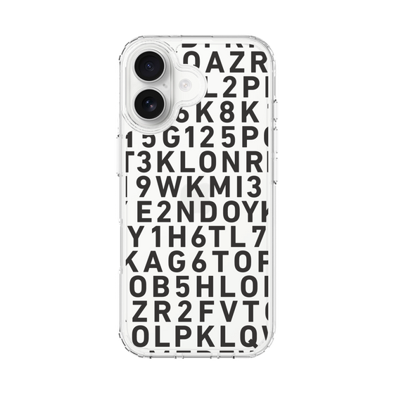 スリムプロテクションケース［ KLON - シリアルナンバー/B - ブラック ］