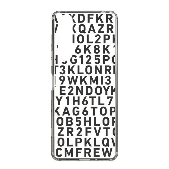 スリムプロテクションケース［ KLON - シリアルナンバー/B - ブラック ］