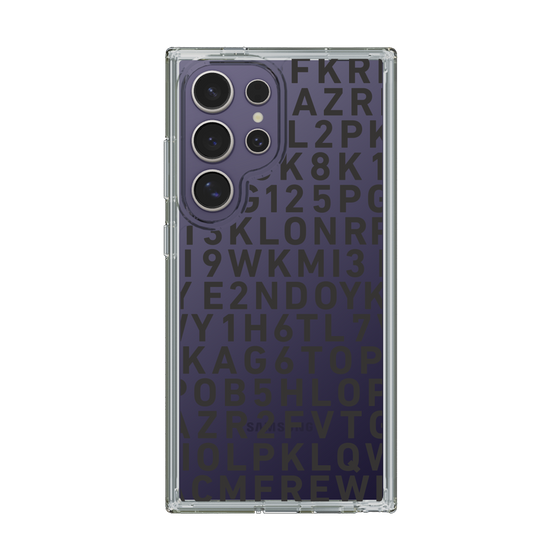 スリムプロテクションケース［ KLON - シリアルナンバー/B - ブラック ］