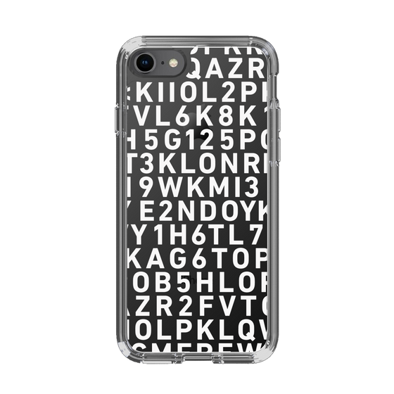 スリムプロテクションケース［ KLON - シリアルナンバー/B - ホワイト ］