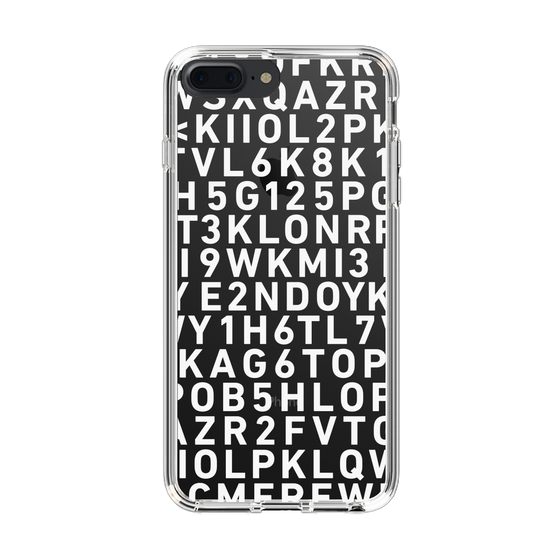 スリムプロテクションケース［ KLON - シリアルナンバー/B - ホワイト ］