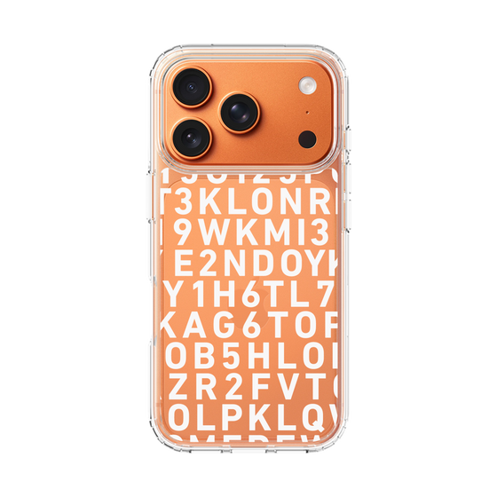 スリムプロテクションケース［ KLON - シリアルナンバー/B - ホワイト ］
