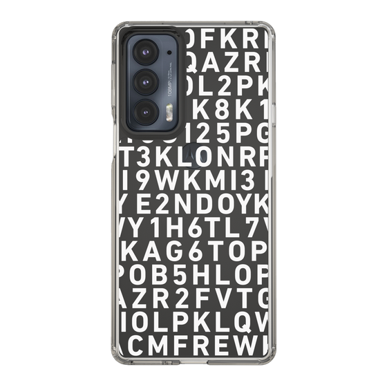 スリムプロテクションケース［ KLON - シリアルナンバー/B - ホワイト ］