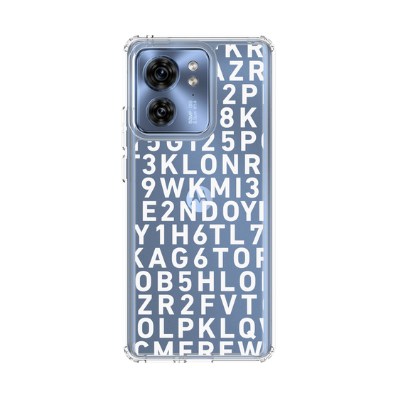 スリムプロテクションケース［ KLON - シリアルナンバー/B - ホワイト ］