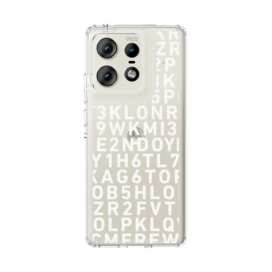 スリムプロテクションケース［ KLON - シリアルナンバー/B - ホワイト ］