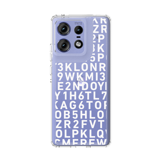 スリムプロテクションケース［ KLON - シリアルナンバー/B - ホワイト ］