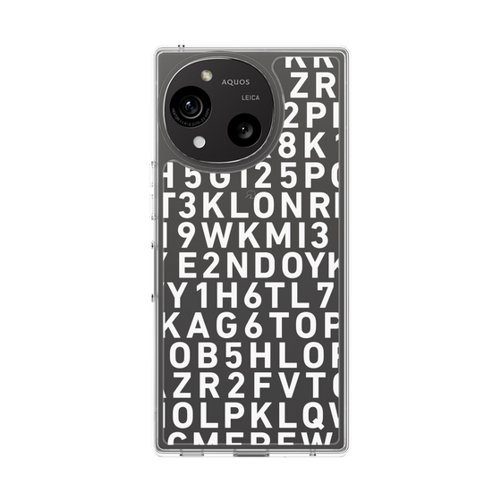 スリムプロテクションケース［ KLON - シリアルナンバー/B - ホワイト ］