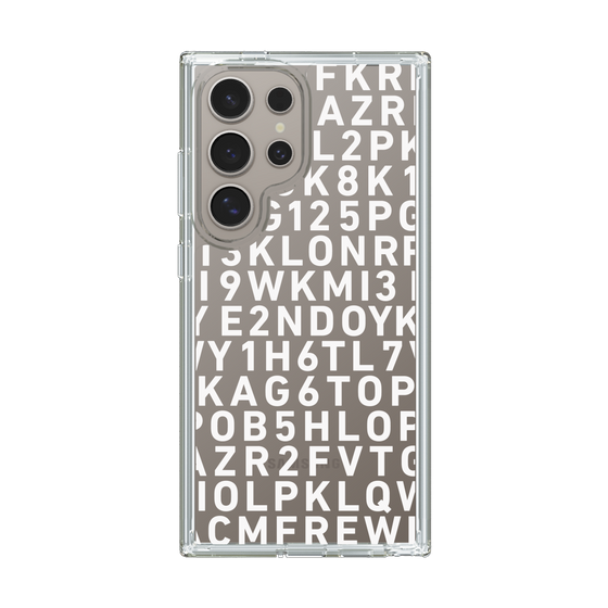 スリムプロテクションケース［ KLON - シリアルナンバー/B - ホワイト ］
