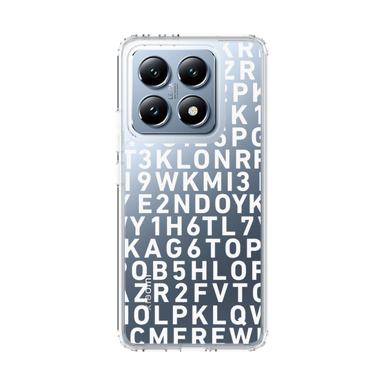 スリムプロテクションケース［ KLON - シリアルナンバー/B - ホワイト ］