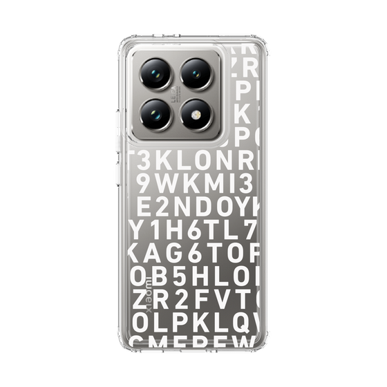 スリムプロテクションケース［ KLON - シリアルナンバー/B - ホワイト ］