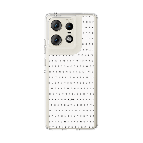スリムプロテクションケース［ KLON - シリアルナンバー/C - ホワイト ］