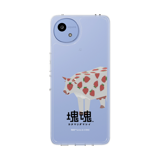スリムプロテクションケース［ 塊魂 - イチゴ牛 ］