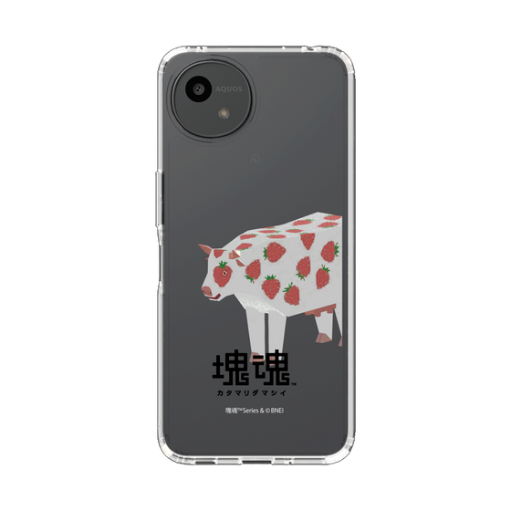 スリムプロテクションケース［ 塊魂 - イチゴ牛 ］
