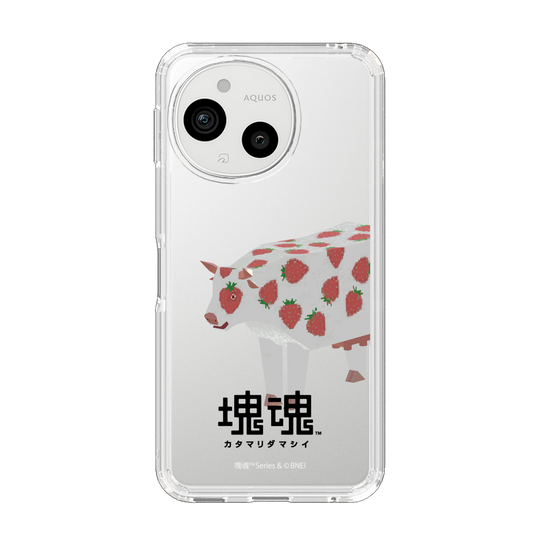 スリムプロテクションケース［ 塊魂 - イチゴ牛 ］