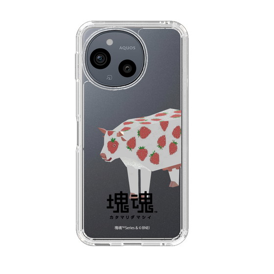 スリムプロテクションケース［ 塊魂 - イチゴ牛 ］