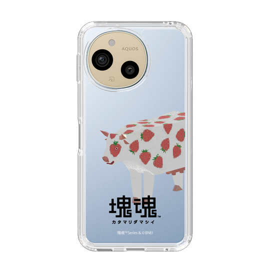 スリムプロテクションケース［ 塊魂 - イチゴ牛 ］