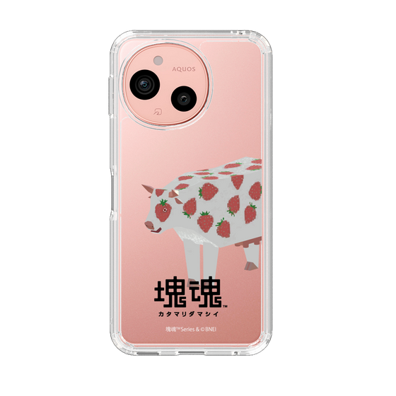スリムプロテクションケース［ 塊魂 - イチゴ牛 ］