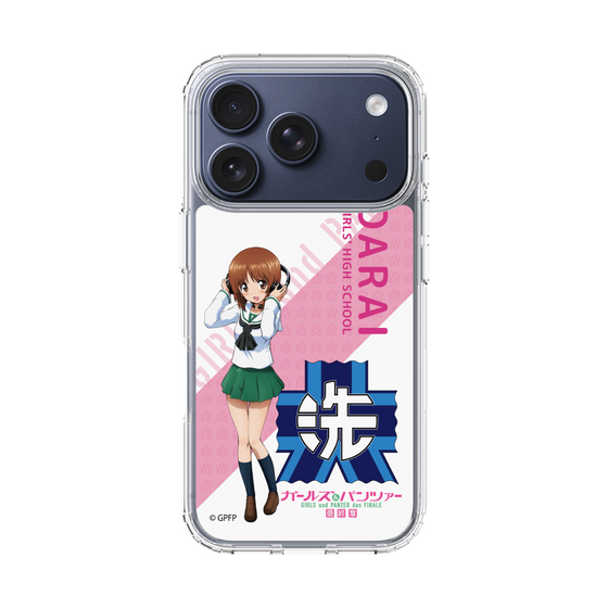 スリムプロテクションケース［ ガールズ＆パンツァー - 西住 みほ - 丸フォント ］