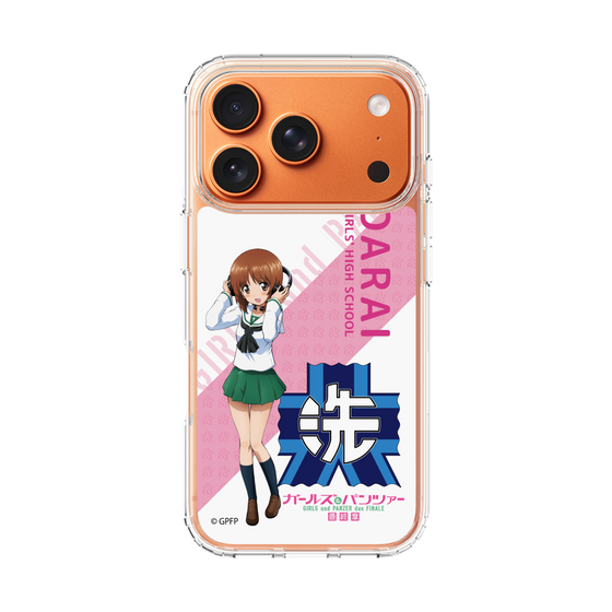 スリムプロテクションケース［ ガールズ＆パンツァー - 西住 みほ - 丸フォント ］