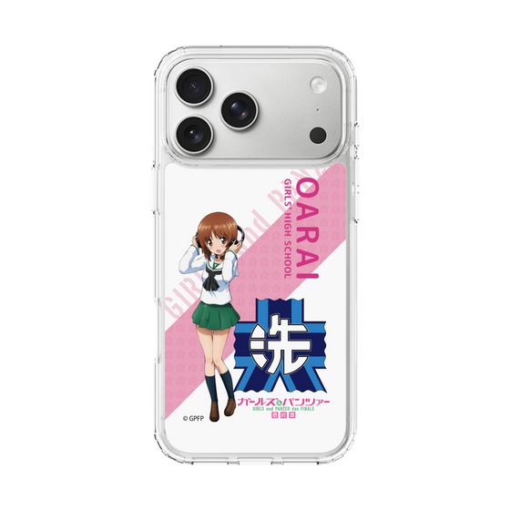 スリムプロテクションケース［ ガールズ＆パンツァー - 西住 みほ - 丸フォント ］