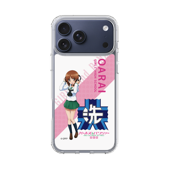 スリムプロテクションケース［ ガールズ＆パンツァー - 西住 みほ - 丸フォント ］