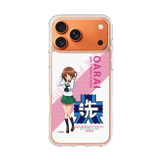 スリムプロテクションケース［ ガールズ＆パンツァー - 西住 みほ - 丸フォント ］