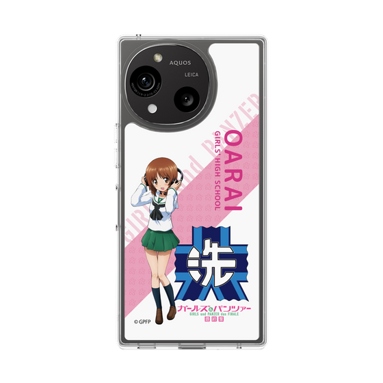 スリムプロテクションケース［ ガールズ＆パンツァー - 西住 みほ - 丸フォント ］