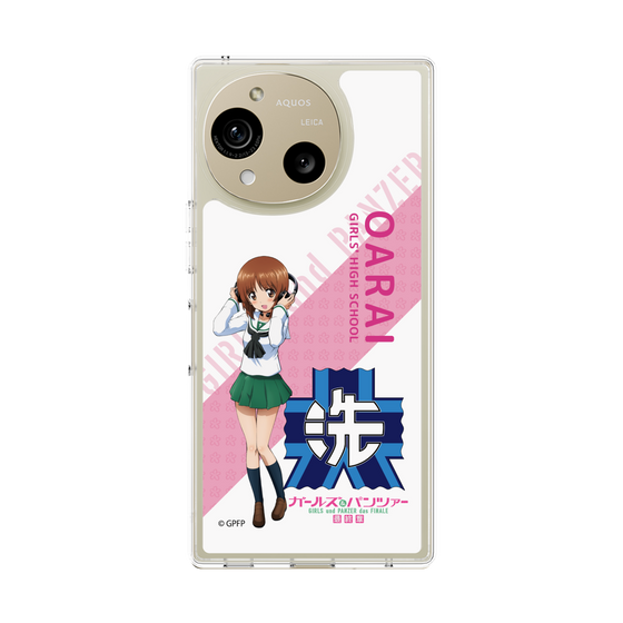 スリムプロテクションケース［ ガールズ＆パンツァー - 西住 みほ - 丸フォント ］
