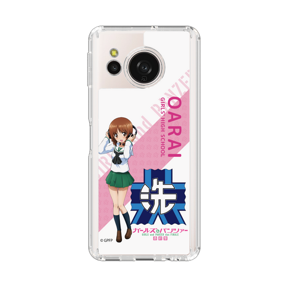 スリムプロテクションケース［ ガールズ＆パンツァー - 西住 みほ - 丸フォント ］