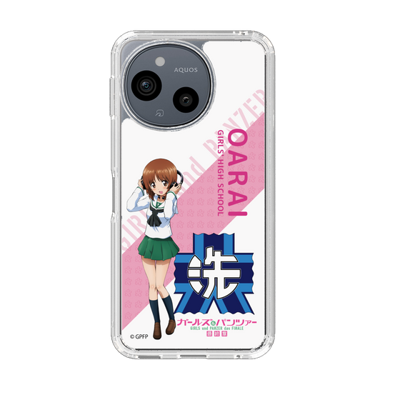 スリムプロテクションケース［ ガールズ＆パンツァー - 西住 みほ - 丸フォント ］