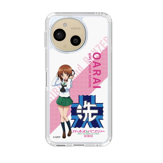 スリムプロテクションケース［ ガールズ＆パンツァー - 西住 みほ - 丸フォント ］