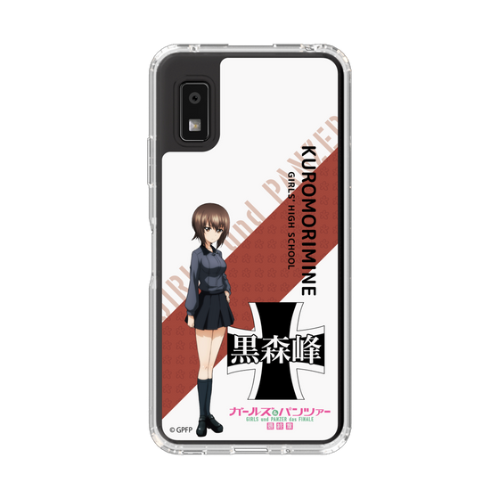 スリムプロテクションケース［ ガールズ＆パンツァー - 西住 まほ - 丸フォント ］