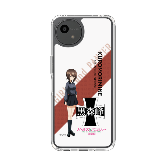 スリムプロテクションケース［ ガールズ＆パンツァー - 西住 まほ - 丸フォント ］