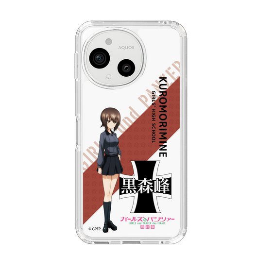 スリムプロテクションケース［ ガールズ＆パンツァー - 西住 まほ - 丸フォント ］