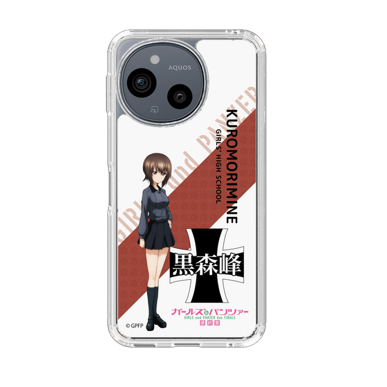 スリムプロテクションケース［ ガールズ＆パンツァー - 西住 まほ - 丸フォント ］