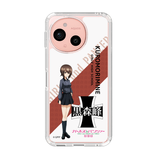 スリムプロテクションケース［ ガールズ＆パンツァー - 西住 まほ - 丸フォント ］