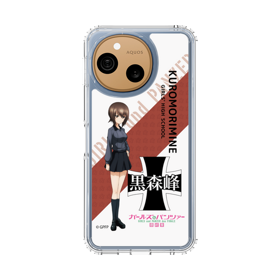 スリムプロテクションケース［ ガールズ＆パンツァー - 西住 まほ - 丸フォント ］