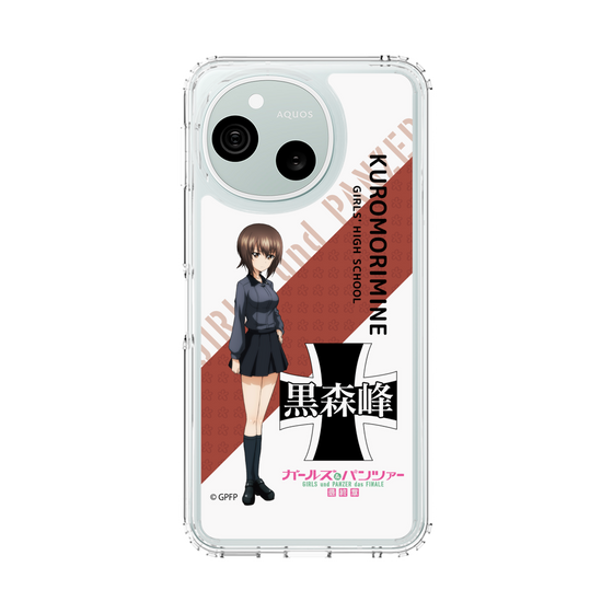 スリムプロテクションケース［ ガールズ＆パンツァー - 西住 まほ - 丸フォント ］