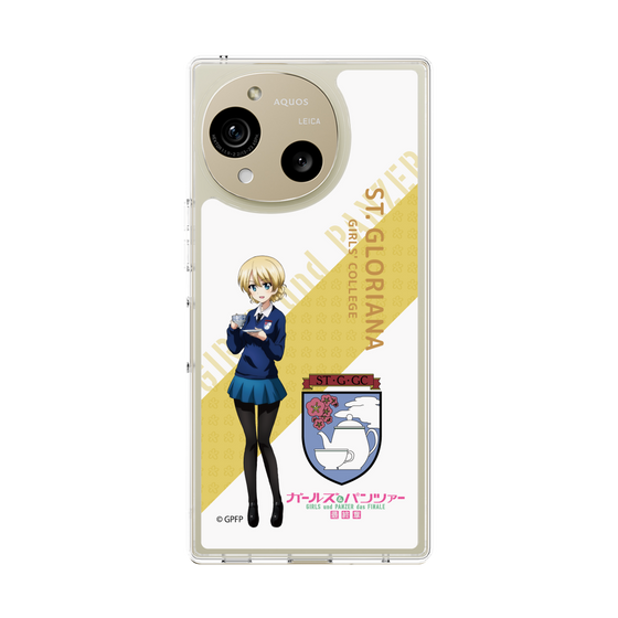 スリムプロテクションケース［ ガールズ＆パンツァー - ダージリン - 丸フォント ］