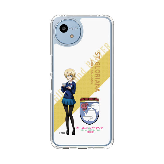 スリムプロテクションケース［ ガールズ＆パンツァー - ダージリン - 丸フォント ］