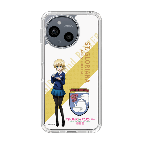 スリムプロテクションケース［ ガールズ＆パンツァー - ダージリン - 丸フォント ］