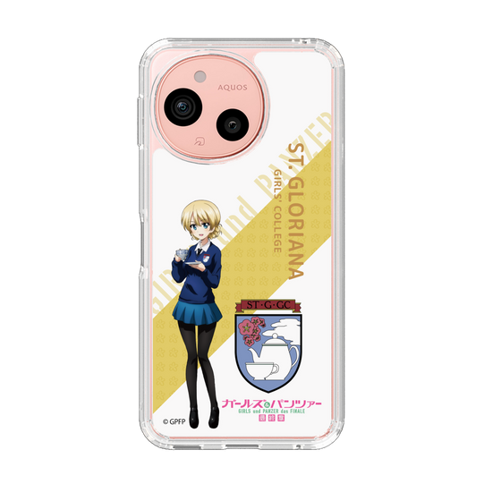 スリムプロテクションケース［ ガールズ＆パンツァー - ダージリン - 丸フォント ］