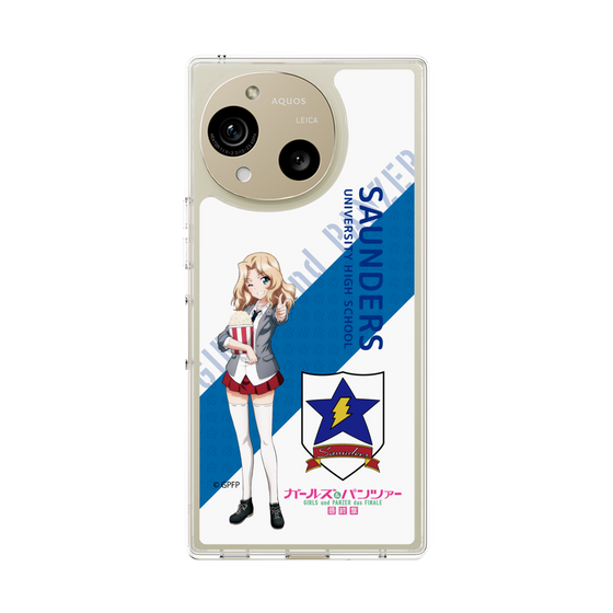 スリムプロテクションケース［ ガールズ＆パンツァー - ケイ - 丸フォント ］