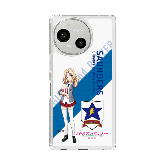 スリムプロテクションケース［ ガールズ＆パンツァー - ケイ - 丸フォント ］