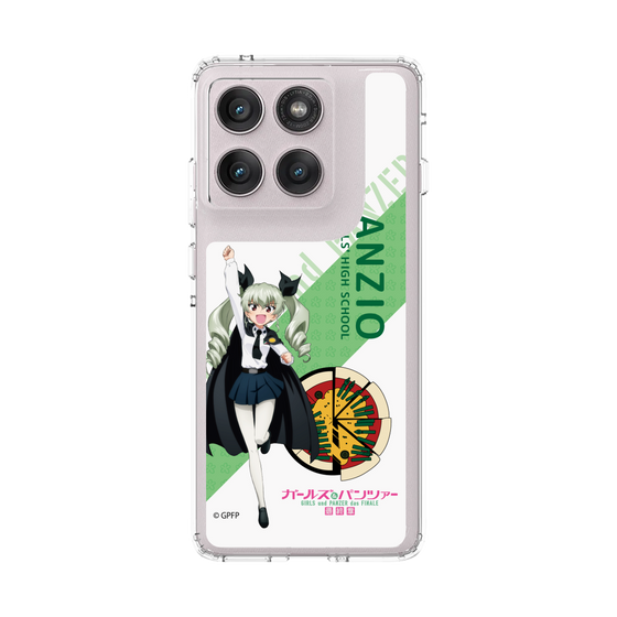 スリムプロテクションケース［ ガールズ＆パンツァー - アンチョビ - 丸フォント ］