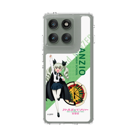 スリムプロテクションケース［ ガールズ＆パンツァー - アンチョビ - 丸フォント ］