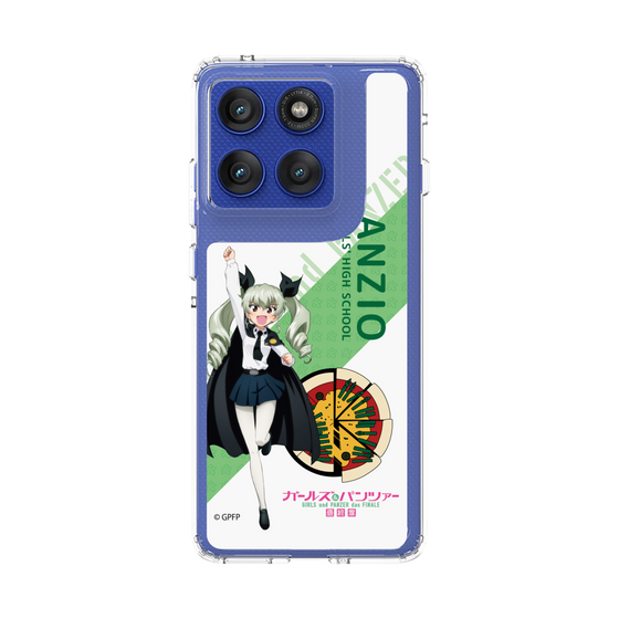 スリムプロテクションケース［ ガールズ＆パンツァー - アンチョビ - 丸フォント ］