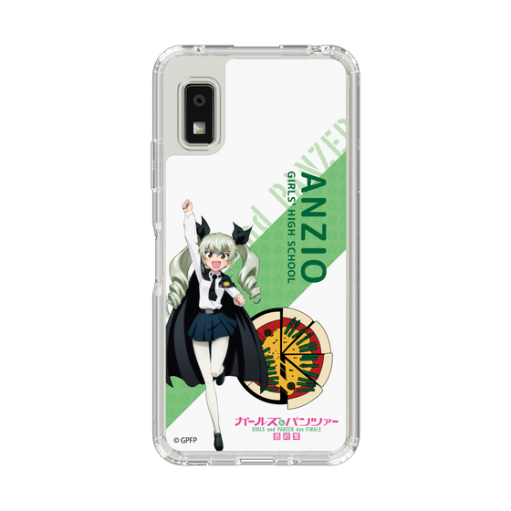 スリムプロテクションケース［ ガールズ＆パンツァー - アンチョビ - 丸フォント ］